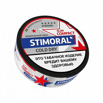 Жевательный табак STIMORAL STRONG Slim Compact "COLD DRY"